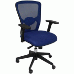 CHAISE DE BUREAU POZUELO ACCOUDOIRS RÉGLABLES - BLEU - FOROL