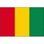 DRAPEAU GUINÉE : DIMENSIONS - 150 X 225 CM