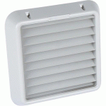 GRILLE EXTÉRIEURE FIXE POUR EXTRACTEUR - GRIS CLAIR - DIAMÈTRE 100 MM VORTICE