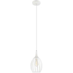 LAMKUR LIGHTING - LAMKUR VINCENT PLAFONNIER WIRE FRAME BLANC, 1X E27