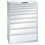 LISTA - ARMOIRE À TIROIRS (HXLXP) 145 X 102,3 X 72,5 CM KEY LOCK R7035