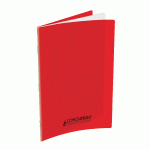 LOT DE 10 - CAHIER CONQUERANT CLASSIQUE AGRAFE 210X297 48P 90G SEYES POLYPRO ROUGE