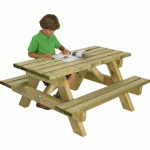 TABLE-BANC ENFANT MODÈLE JURA LONGUEUR 120 CM - MANUTAN COLLECTIVITÉS