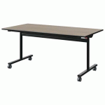 TABLE MALIBU RAB 160X80 T5 DL ST ANTIB CHÊ 1146/NO NOIR 9005