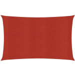 VIDAXL - VOILE D'OMBRAGE 160 G/M ROUGE 2X4 M PEHD