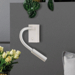 ACB ILUMINACIÓN LAMPE DE LECTURE LED CIO, INTERRUPTEUR, BRAS FLEXIBLE, 930, BLANC