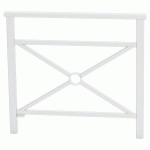 BARRIÈRE VENISE 1 M STRUCTURE SIMPLE CROIX - ZINC BLANC 9010 - PROCITY