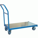 CHARIOT FIMM 250KG 1000X600 MM 1 DOSSIER TUBE ROUES Ø 125 MM - FIMM