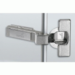 CHARNIÈRE INVISIBLE 95° INTERMAT 9936 W30 - AVEC TECHNIQUE DE CLIPSAGE - EXP E45 REX10 HETTICH