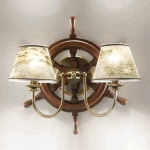 CREMASCO APPLIQUE JOLIEMENT FAÇONNÉE PORTO 2 LAMPES