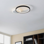 EGLO PLAFONNIER LED GAFARES, NOIR ALU 41 CM TÉLÉCOMMANDE CCT