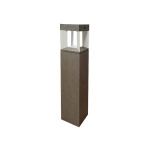 LES JARDINS BORNE SOLAIRE LED TECKALU CAPTEUR TECK/BLANCHE