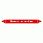 LOT DE 3 - MARQUEUR TUYAUTERIE - MOUSSE CARBONIQUE - VINYLE LAMINÉ 150 X 12 MM