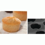 MUFFIN FLEXIPAN 40 EMPREINTES DIAMÈTRE 50MM_336 023 - MATFER