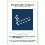 PANNEAUX DE RÉGLEMENTATION ANTI-TABAC - EMPLACEMENT FUMEURS - 148 X 210 MM NOVAP
