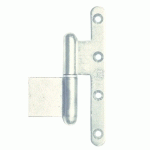 PAUMELLE MIXTE LA LOUTRE SEDAN® 140X80MM ZINGUÉ BLANC BOUTS RONDS DROITE - JARDINIER MASSARD - J534160