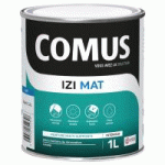 PEINTURE MULTISUPPORTS FINITION B  POUR MURS ET PLAFONDS INTÉRIEURS - BLANCHE - COMUS IZI MAT