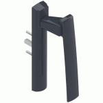 POIGNÉE SARENA EXTÉRIEURE DÉPORTÉE POUR PORTE COULISSANTE DS8524 - ANTHRACITE MAT 7016 - MAIN GAUCHE LA CROISÉE DS