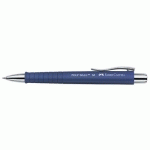 FABER-CASTELL STYLO À BILLE RÉTRACTABLE POLY BALL, BLEU - LOT DE 5