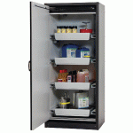 ARMOIRE SÉCURITÉ Q-CLASSIC-30 Q30.195.086.WD GRIS/JAUNE - MANUTAN COLLECTIVITÉS