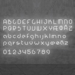 ARTEMIDE ALPHABET OF LIGHT APPLIQUE MINUSCULE Q