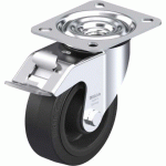 BLICKLE - ROULETTE PIVOTANTE À FREIN Ø 100MM BANDAGE CAOUTCHOUC NR 150KG - LE-POEV 100R-FI