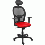CHAISE DE BUREAU ALOCEN SIMILICUIR B10 - ROUGE - PIQUERAS Y CRESPO