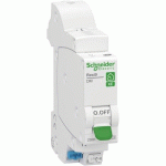 DISJONCTEUR MODULAIRE MINIATURE EMBROCHABLE - 1P+N - 16A - COURBE C - RESI9 XE SCHNEIDER