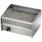 GRILL INOX À PIERRES RÉFRACTAIRES GS3