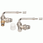 KIT HYDROCÂBLÉ HC-RE RA-IN - EQUERRE À SERTIR - AVEC COUDE ORIENTABLE D16 DOUBLE PANNEAUX DANFOSS