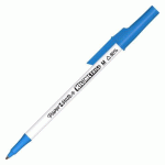 LOT DE 50 - STYLO BILLE PAPERMATE KILOMETRICO À CAPUCHON POINTE 1 MM - ÉCRITURE MOYENNE BLEU