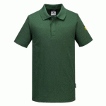 PORTWEST AS21 POLO ANTISTATIQUE ESD VERT FORÊT - TAILLE XL