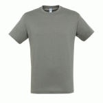 TEE-SHIRT PERSONNALISABLE HOMME EN COTON ZINC