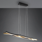 TRIO LIGHTING SUSPENSION LED BLAZE, CCT, INTENSITÉ LUMINEUSE VARIABLE, LAITON