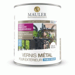 VERNIS MÉTAL ANTIROUILLE MAT INCOLORE 1L MAULER