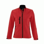 VESTE SOFTSHELL ROUGE MODÈLE FÉMININ CLASSIC EXPERT