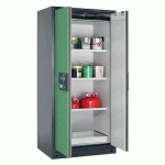 ARMOIRE SÉCURITÉ Q-PEGASUS-90 Q90.195.090.WDAC GRIS/VERT - ASECOS