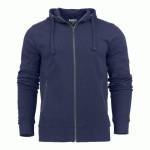 JAMES HARVEST DUKE SWEATSHIRT FULLZIP HOMMES MARINE - TAILLE XXXL