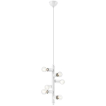 LAMKUR LIGHTING - LAMKUR LINDA MODERN PLAFONNIER SUSPENDU À BRAS MULTIPLES BLANC, 6X E27