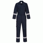 PORTWEST FR501 COMBINAISON BIZFLAME PLUS LÉGÈRE MARINE - TAILLE XL - STANDARD