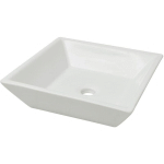 LAVABO CARR�E C�RAMIQUE BLANC 41,5 X 41,5 X 12 CM - VIDAXL