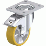 BLICKLE - ROULETTE PIVOTANTE À FREIN Ø 125MM BANDAGE POLYURÉTHANE PU 550KG - LH-ALTH 125K-3-FI