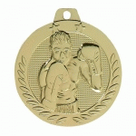 MÉDAILLE BOXE OR - 40MM