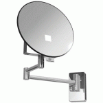 MIROIR GROSSISSANT ROND LUMINEUX ECLIPS BRAS TUBULAIRE - JVD