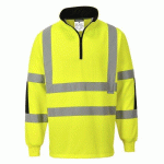 PORTWEST B308 SWEATSHIRT RUGBY XENON JAUNE - TAILLE L