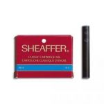 SHEAFFER CARTOUCHE POUR STYLO À PLUME ENCRE BLEUE RECA EN ÉTUI DE 6