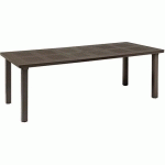 TABLE LEVANTE CHOCOLAT RALLONGE 160-220 CM