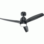 VENTILATEUR DE PLAFOND LUMIN'AIR Ø90 CM NOIR AXELAIR