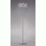 INSPIRED SAVANNA LAMPADAIRE 3 LUMIÈRES G9 CHROME POLI/CRISTAL, NON COMPATIBLE LED/CFL