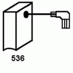 JEU DE 2 CHARBONS 5 X 11 X 15,5  POUR MAKITA